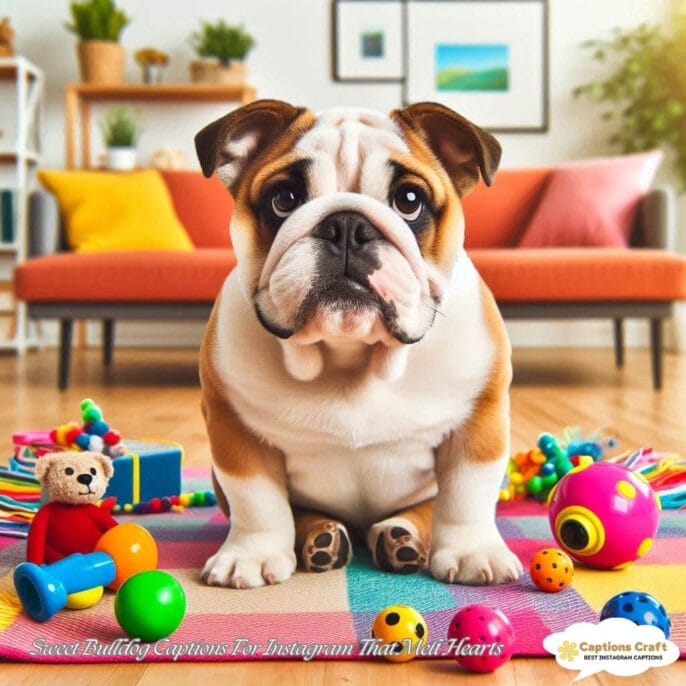 Sweet Bulldog Captions For Instagram That Melt Hearts