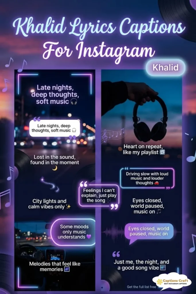 127+ Inspiring Khalid Lyrics Captions For Instagram and Quotes That Shine Bright