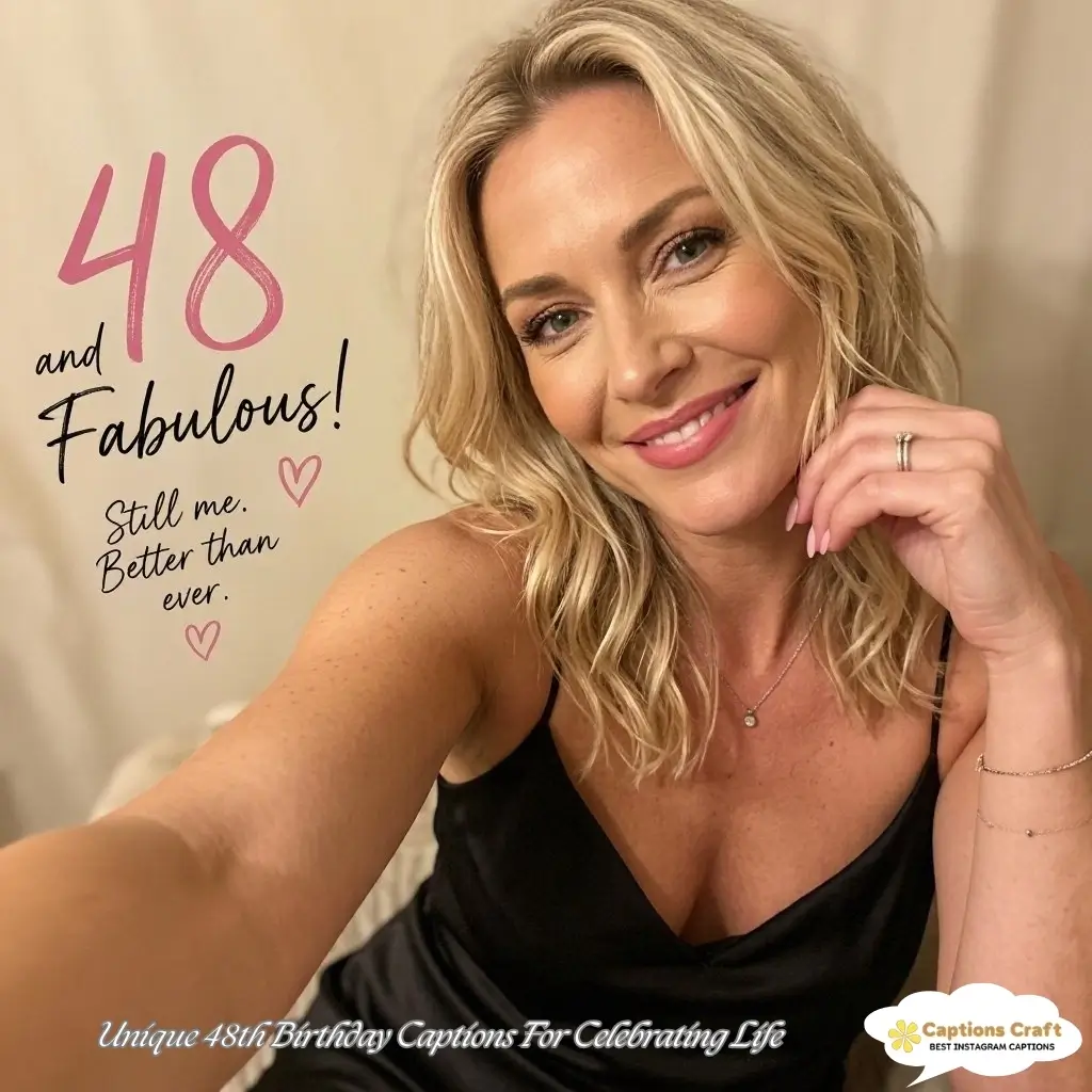 149+ Sweet 48th Birthday Captions For Instagram And Quotes To Mark Your Special Day