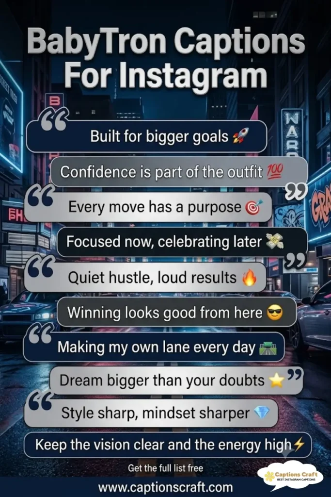 Ignite Your Feed with 139+ Babytron Captions For Instagram and Quotes That Shine in 2026