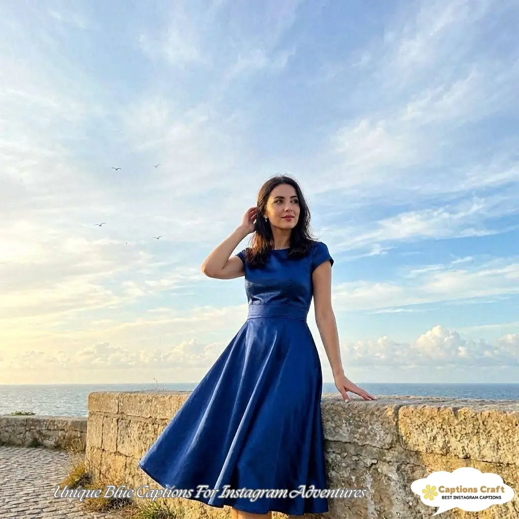 Creative Blue Captions For Instagram That Shine Like 125+ Stars