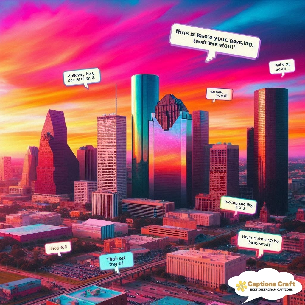 Unique Houston Captions Full Of Charm