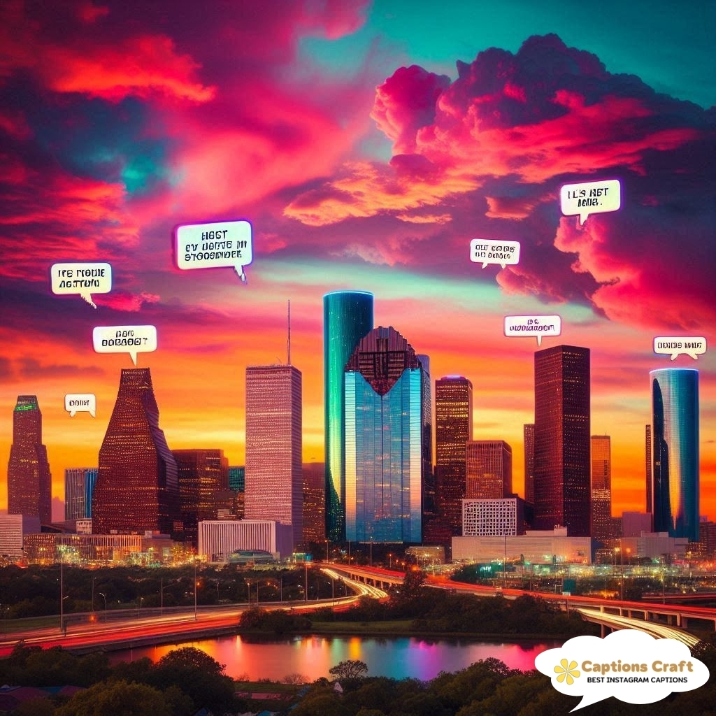 Vibrant Captions For Houston Food Lovers