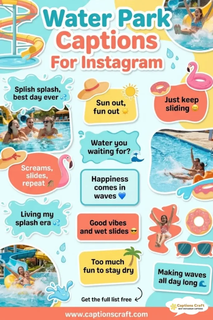 139+ Must-Use Water Park Captions For Instagram and Quotes to Make a Splash