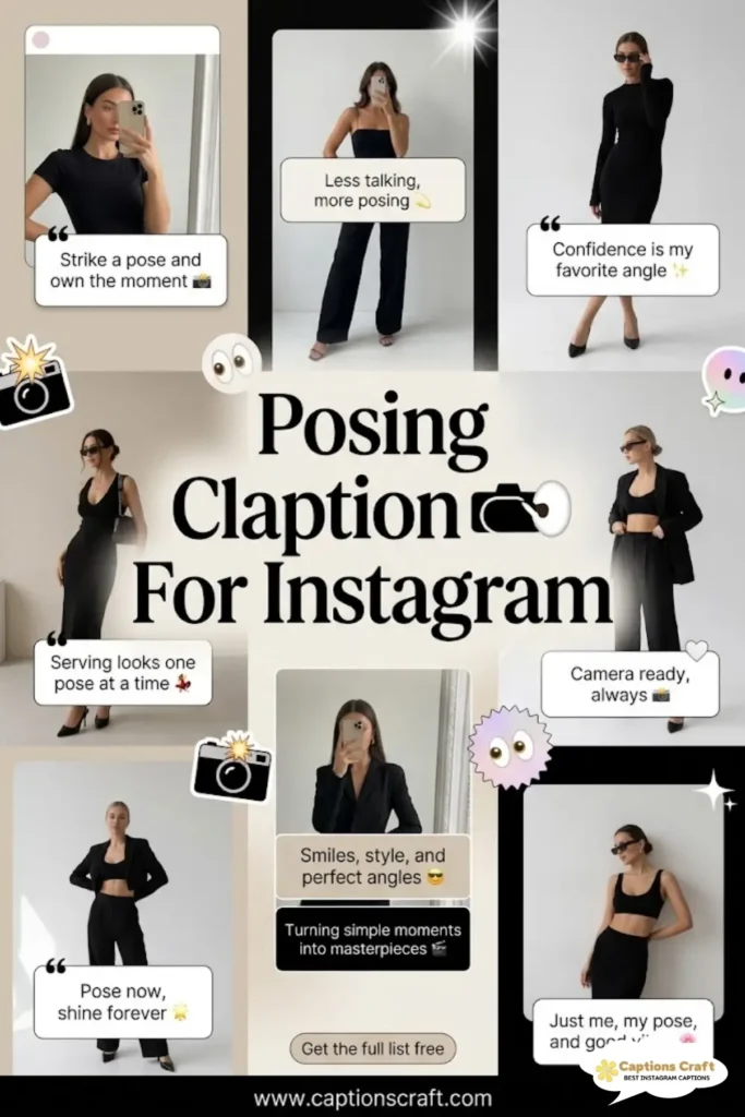 127+ Dynamic Posing Captions For Instagram and Inspiring Quotes to Shine Bright