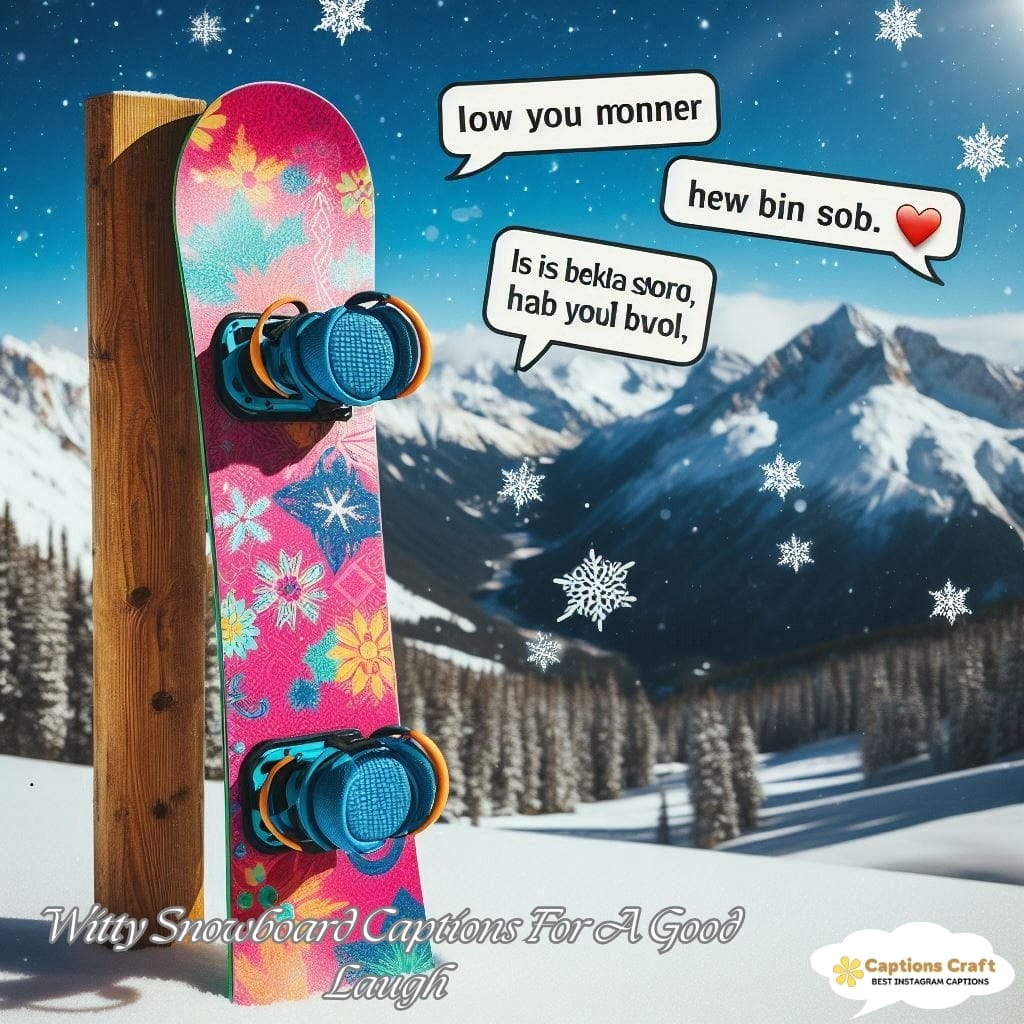 149+ Inspiring Snowboard Captions For Instagram and Quotes to Share Your Thrills
