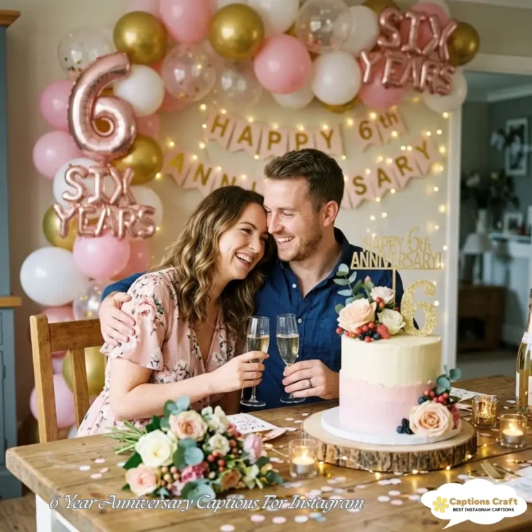 6 Year Anniversary Captions For Instagram