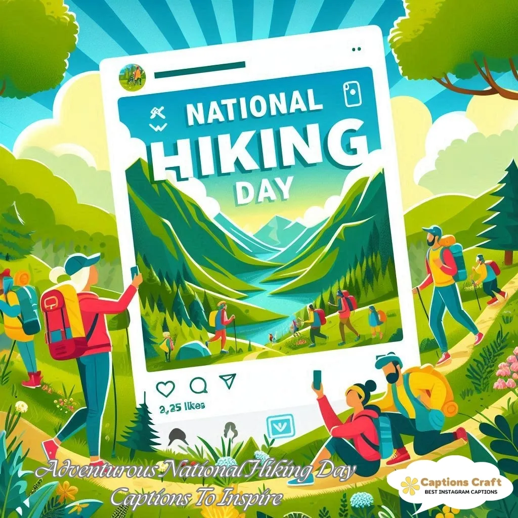 143+ Inspiring National Hiking Day Captions and Quotes for Nature Lovers