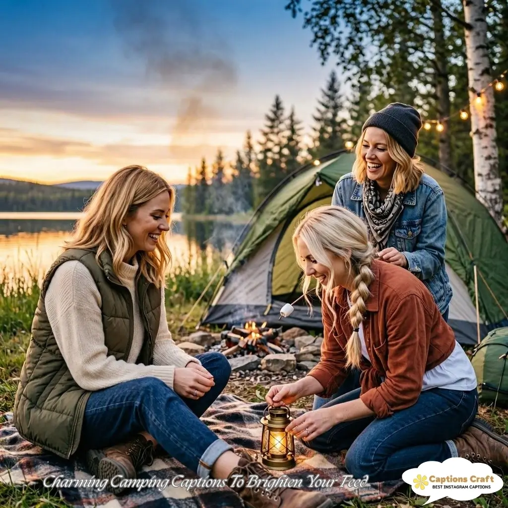 147+ Fun Camping Captions For Instagram And Quotes Under Open Skies