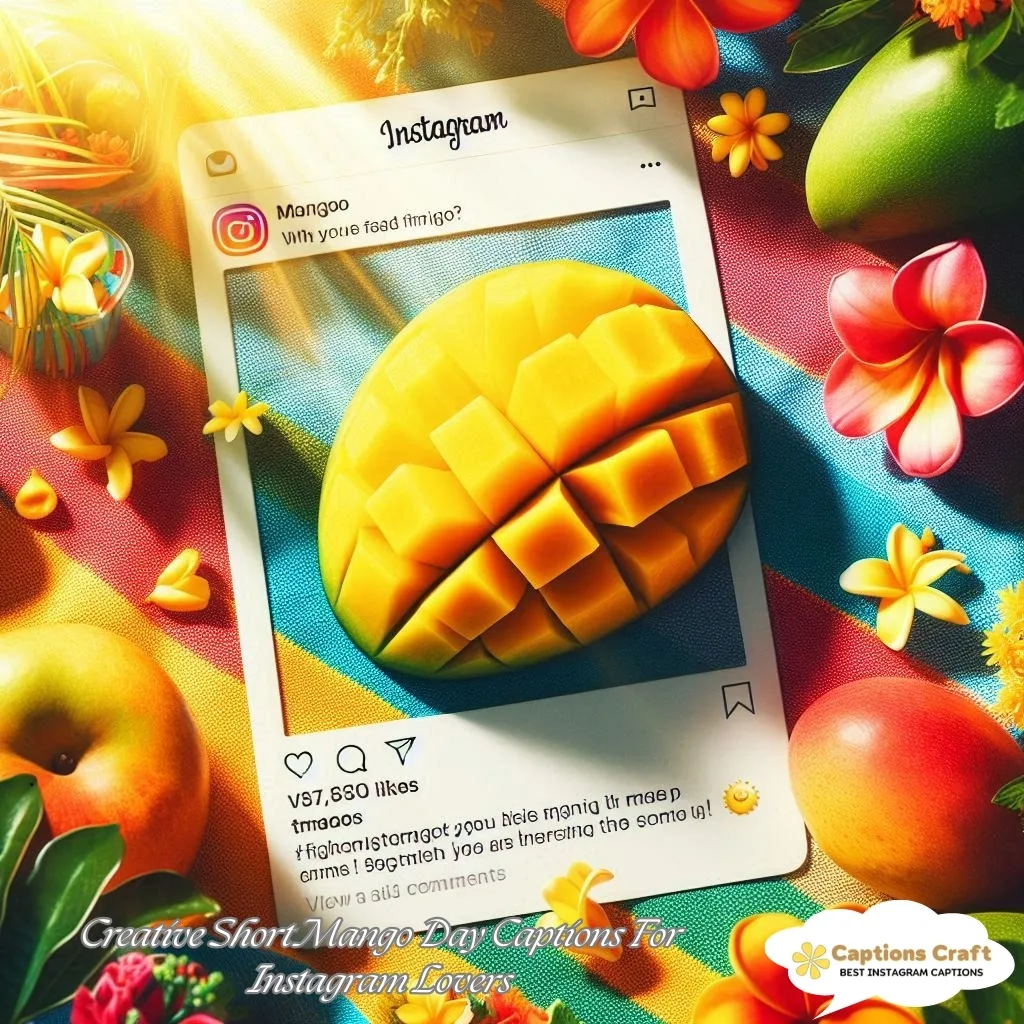 123+ Delightful Mango Day Captions and Quotes to Sweeten Your Feed