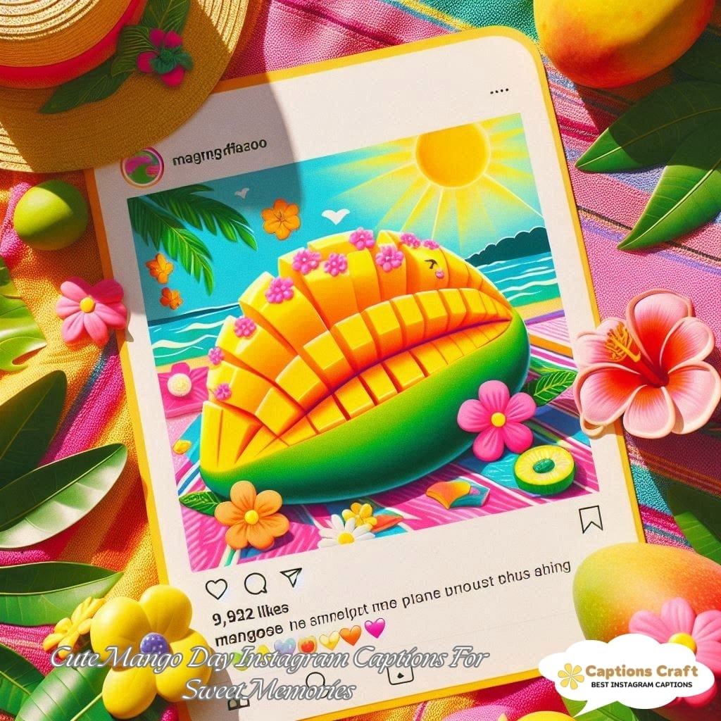 Cute Mango Day Instagram Captions For Sweet Memories