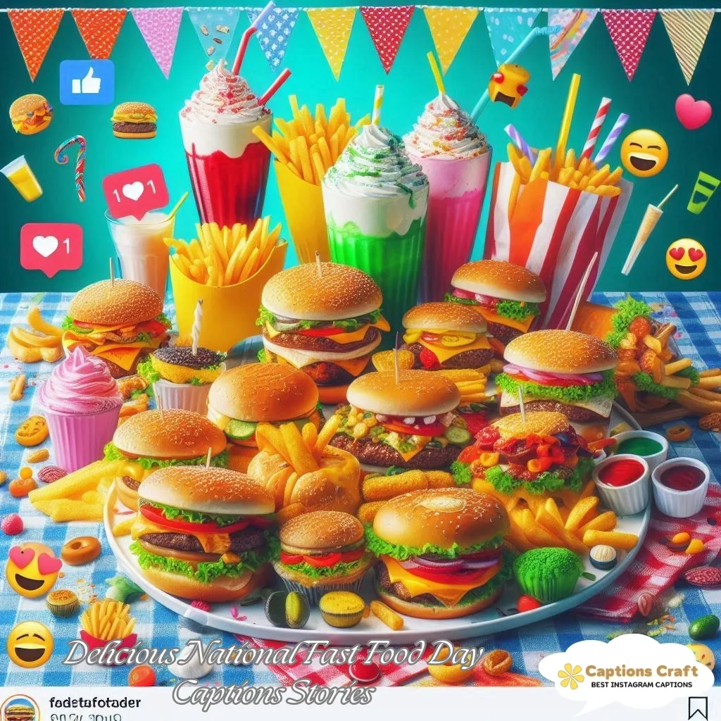 137+ Savory National Fast Food Day Captions and Quotes to Satisfy Your Cravings
