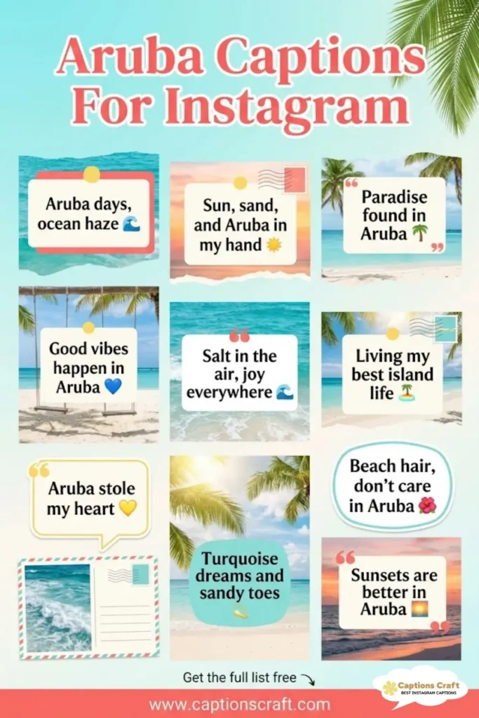 Aruba Captions For Instagram and Quotes: 135+ Vivid Expressions to Shine Bright