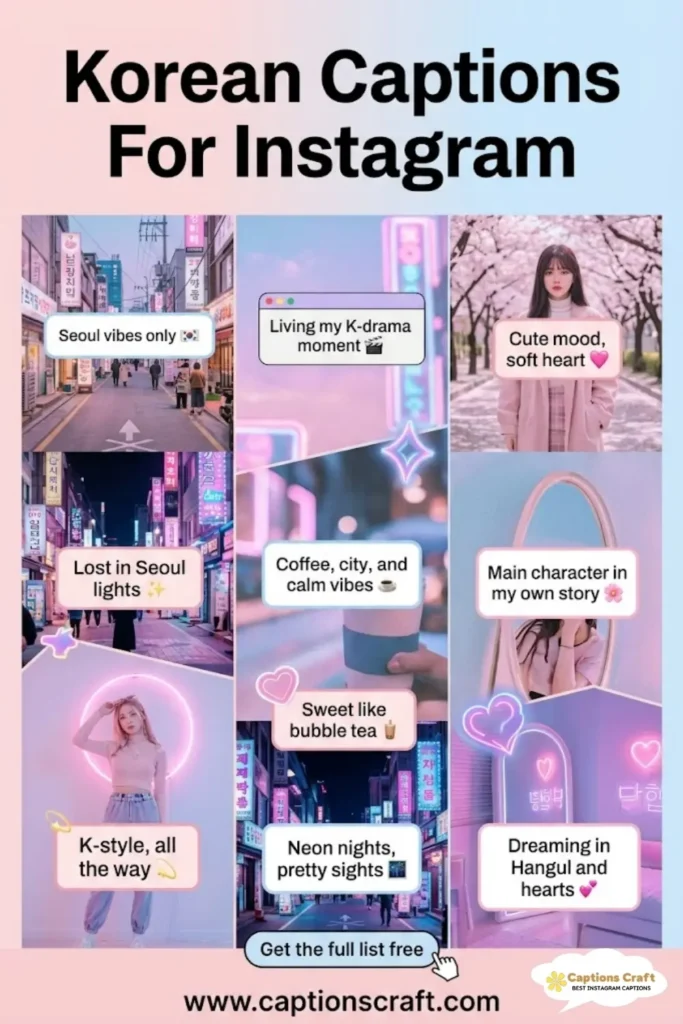 129+ Inspiring Korean Captions For Instagram That Spark Joy and Connection