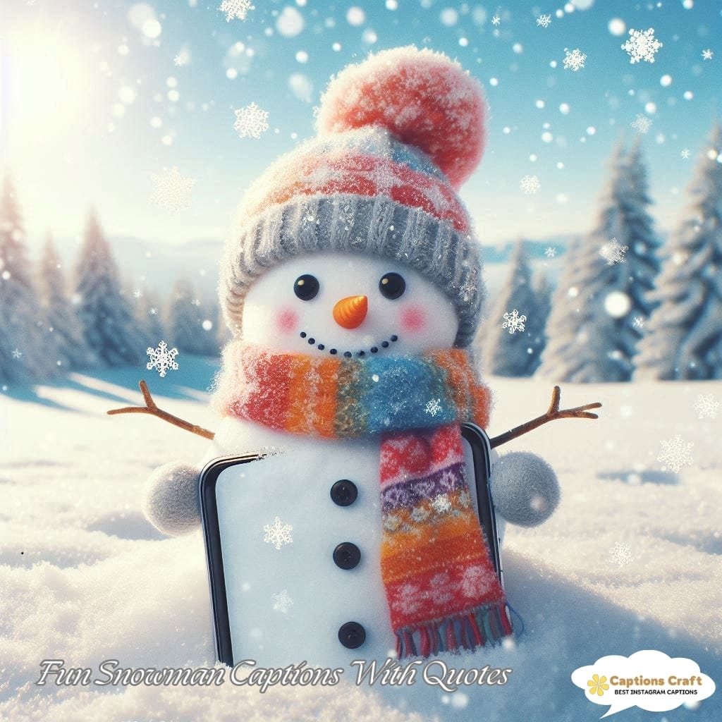 145+ Magical Snowman Captions For Instagram and Quotes to Spark Joy