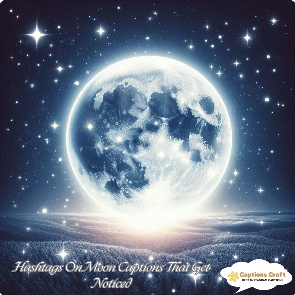 Hashtags On Moon Captions That Get Noticed