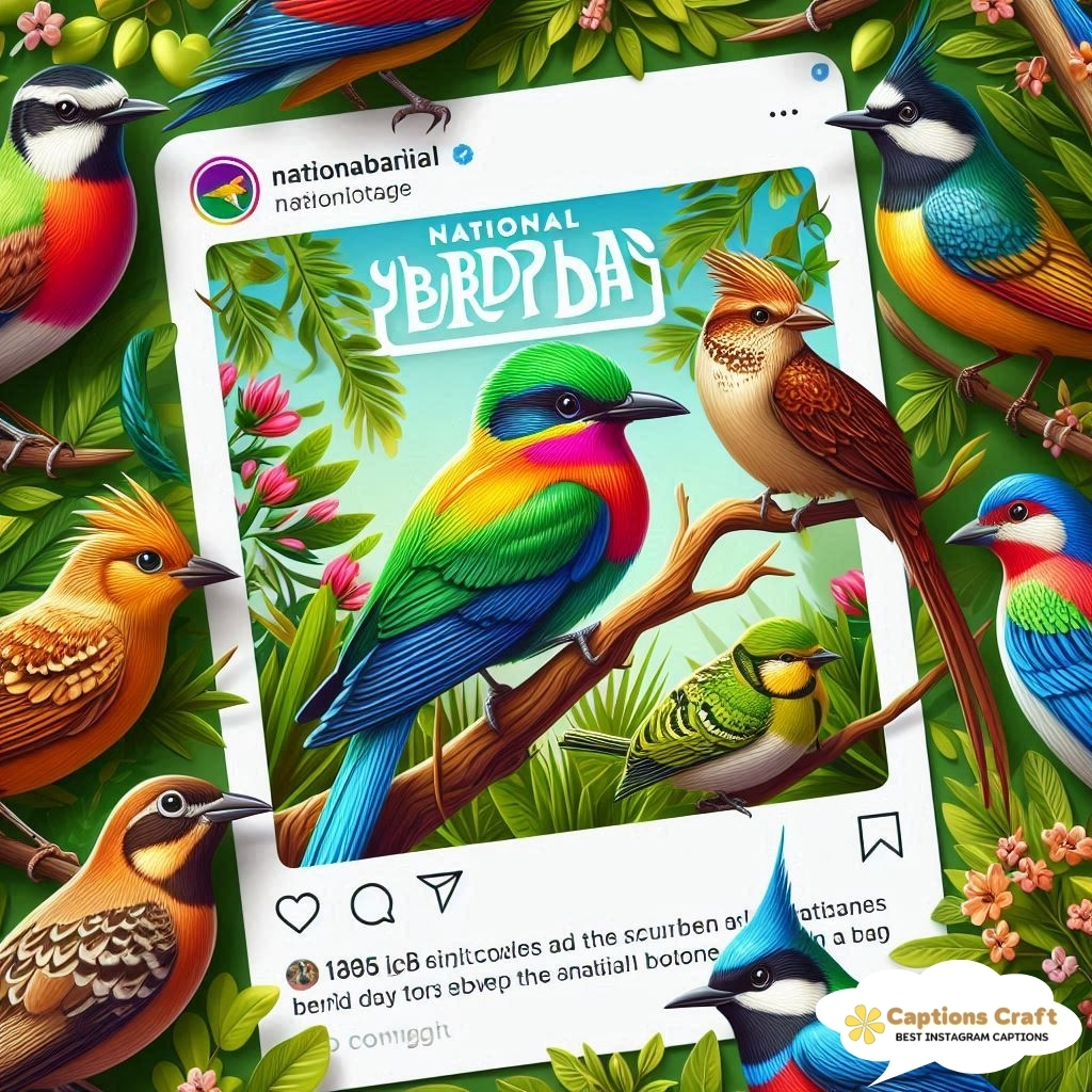 Hashtags On National Bird Day Captions For Instagram Engagement