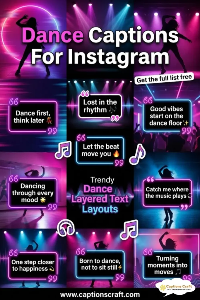 Groove to the Beat with 123+ Dance Captions For Instagram and Quotes That Shine