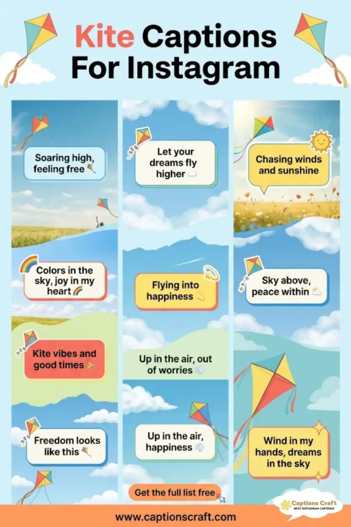 143+ Inspiring Kite Captions For Instagram And Quotes That Soar Above the Rest