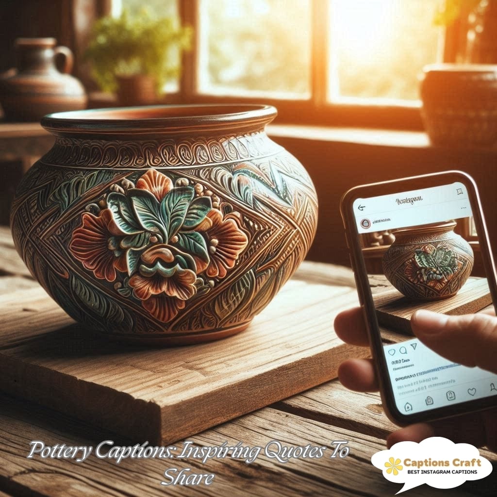 127+ Creative Pottery Captions For Instagram and Inspiring Quotes to Share