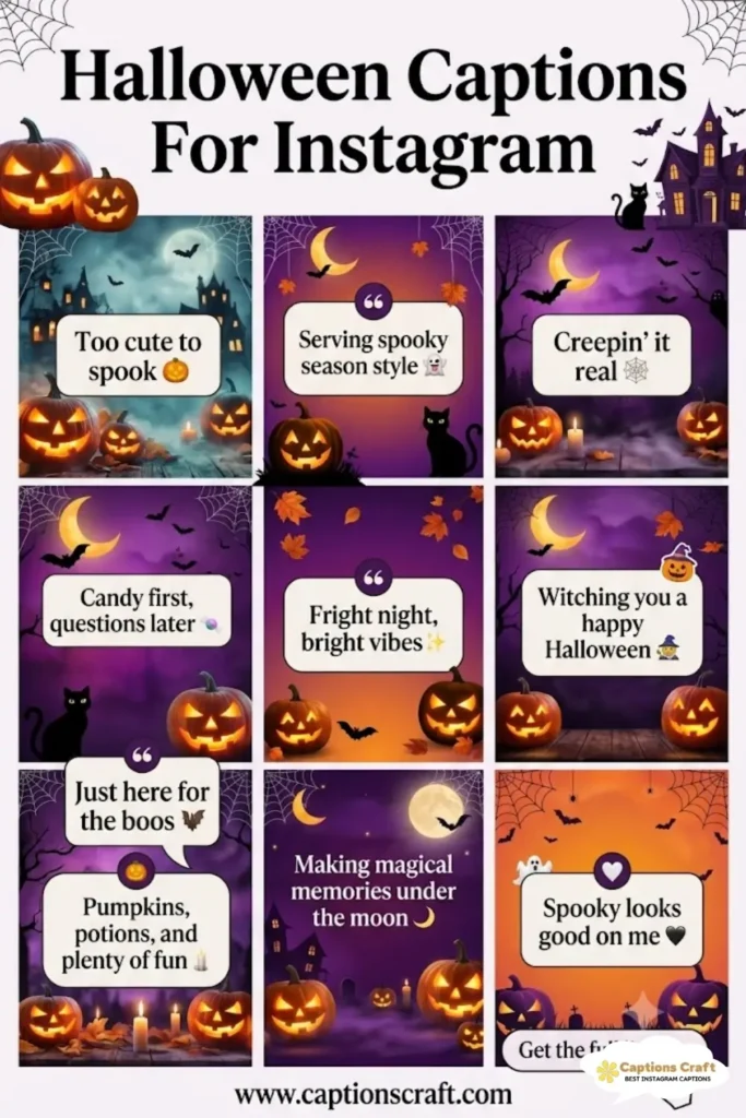 135+ Spooktacular Halloween Captions For Instagram And Quotes to Bewitch Your Followers in 2026