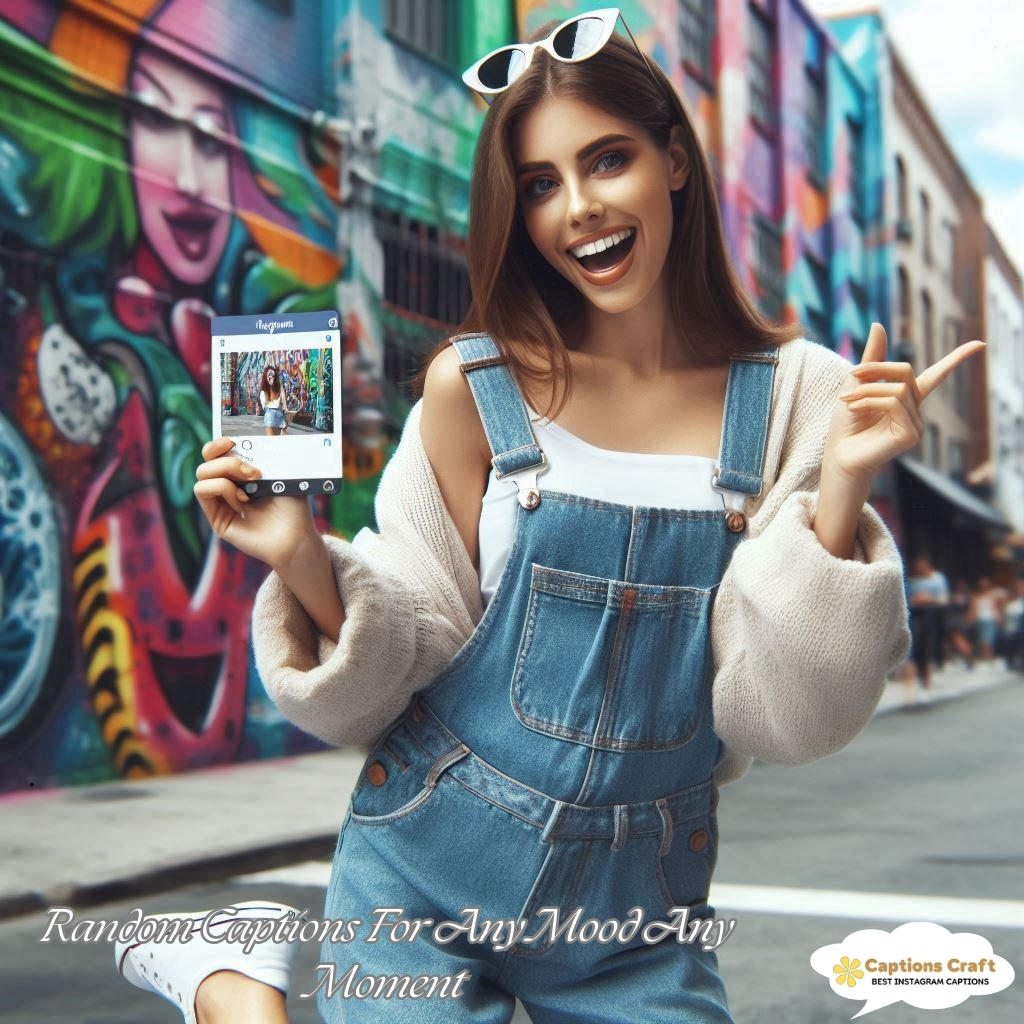 Random Captions For Any Mood Any Moment
