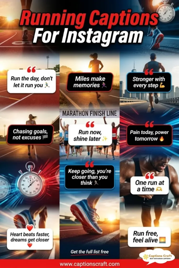 137+ Inspiring Running Captions For Instagram and Quotes to Boost Your Motivation