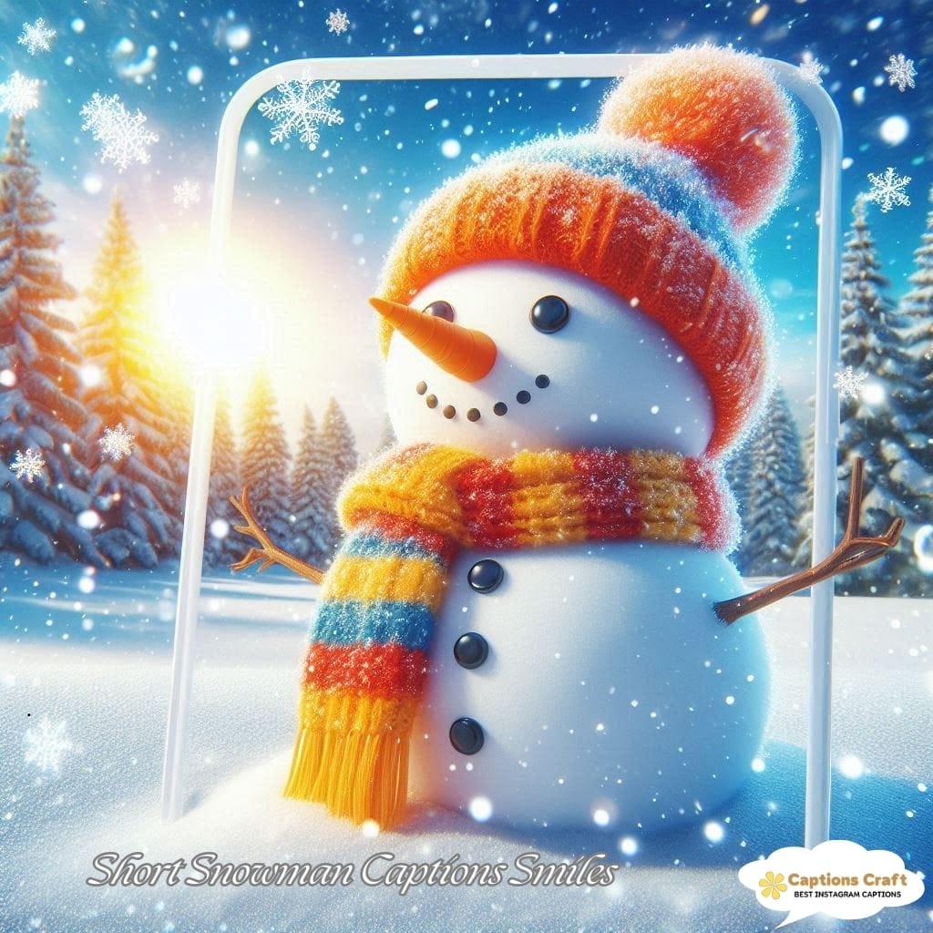 145+ Magical Snowman Captions For Instagram and Quotes to Spark Joy