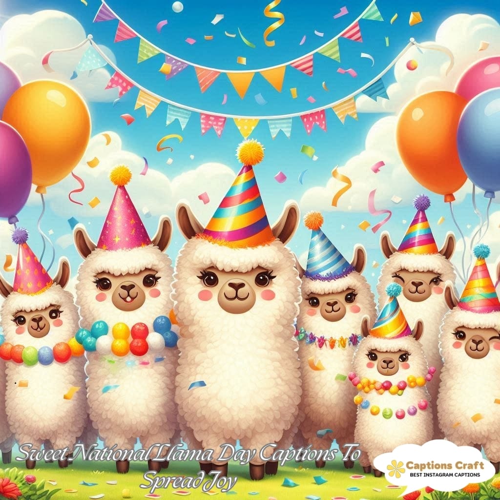 145+ Delightful National Llama Day Captions and Quotes to Share the Love