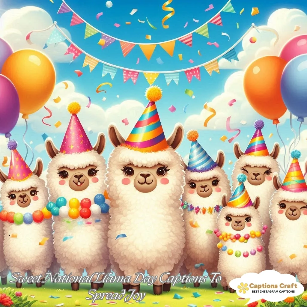 145+ Delightful National Llama Day Captions and Quotes to Share the Love
