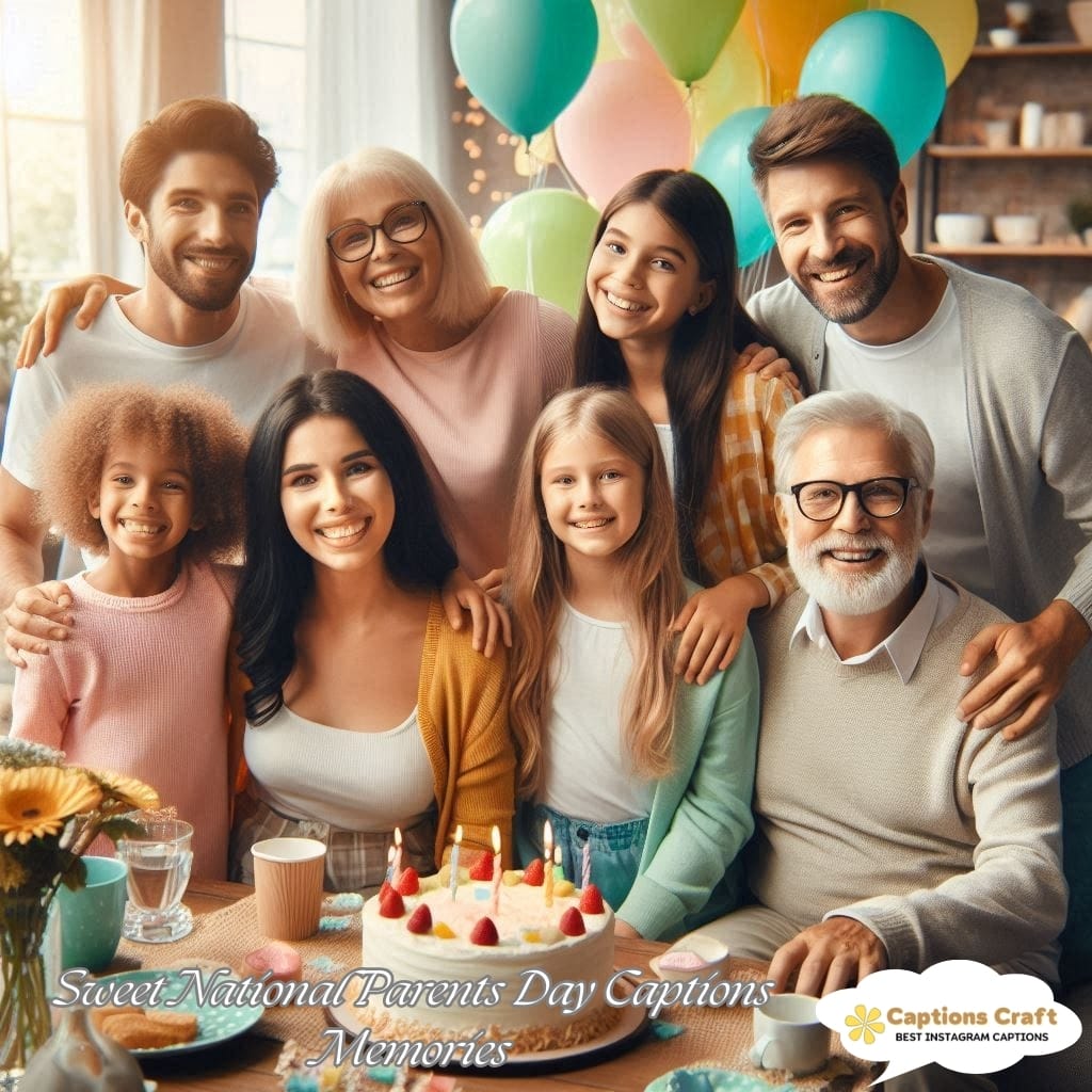 Sweet National Parents Day Captions Memories