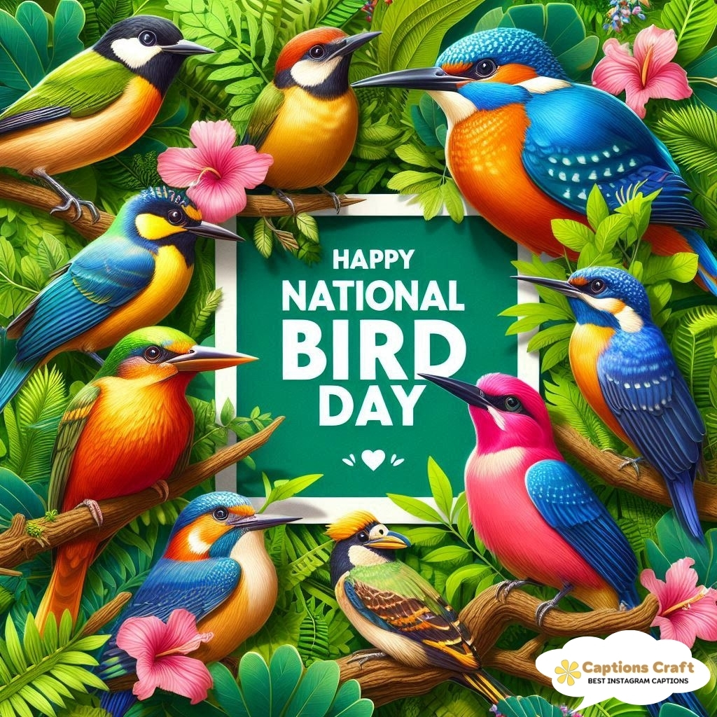 Thoughtful National Bird Day Captions To Reflect On Nature