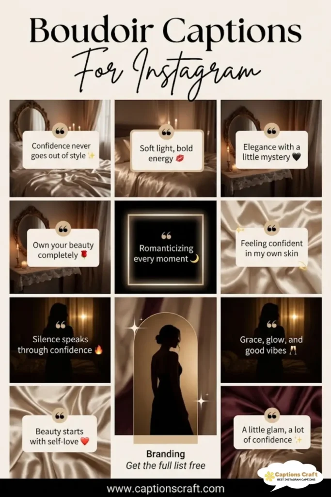 125+ Romantic Boudoir Captions For Instagram and Quotes To Highlight Sensual Moments