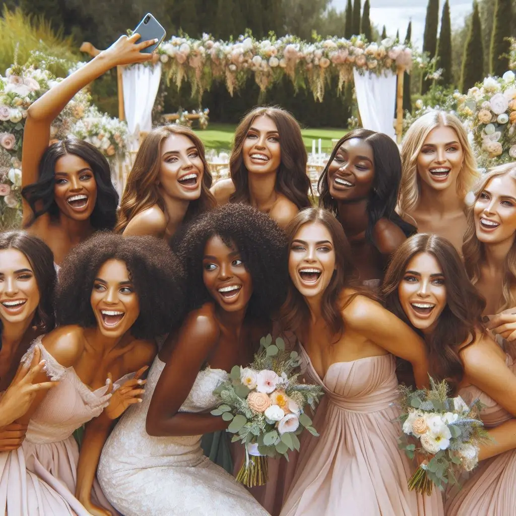 Unique Bridesmaid Captions To Share Love