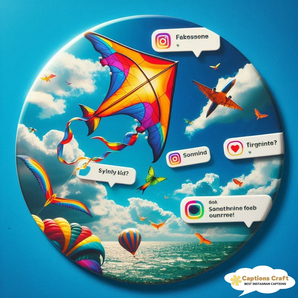 Unique Captions For Capturing Kite Moments