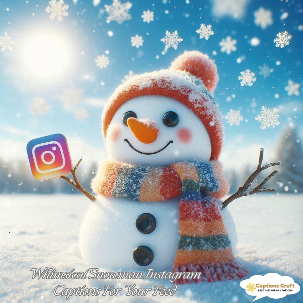 145+ Magical Snowman Captions For Instagram and Quotes to Spark Joy