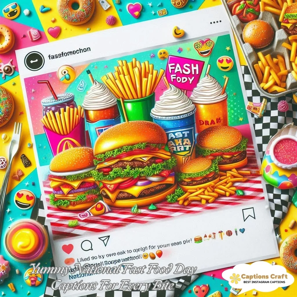 137+ Savory National Fast Food Day Captions and Quotes to Satisfy Your Cravings