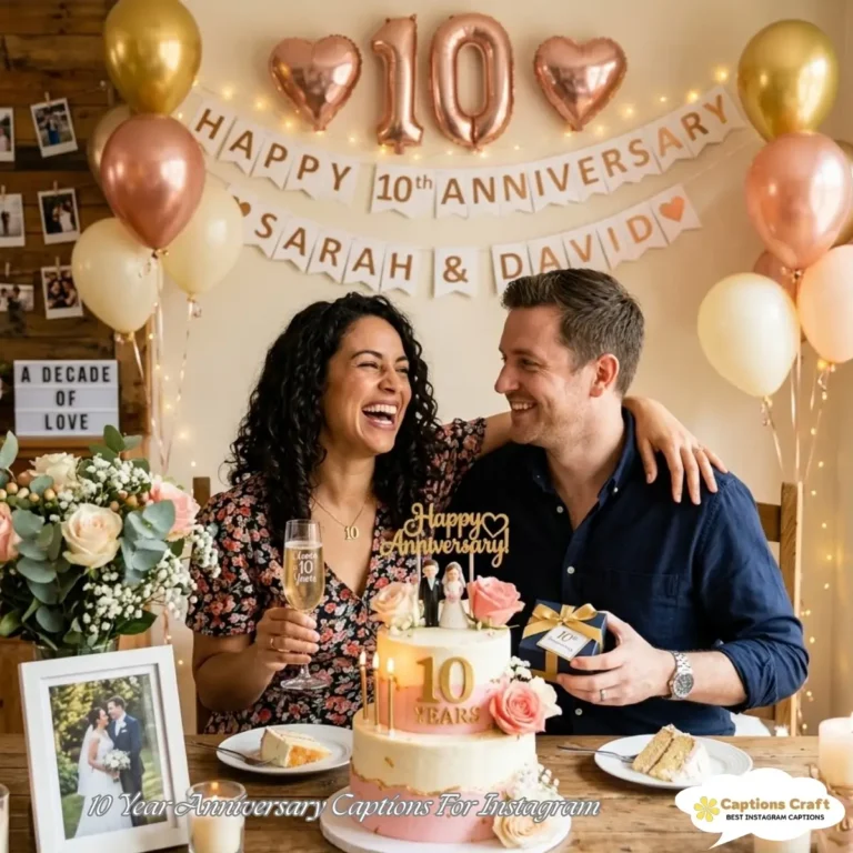 10 Year Anniversary Captions For Instagram
