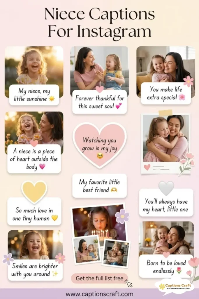 149+ Heartwarming Niece Captions For Instagram and Quotes to Cherish Forever
