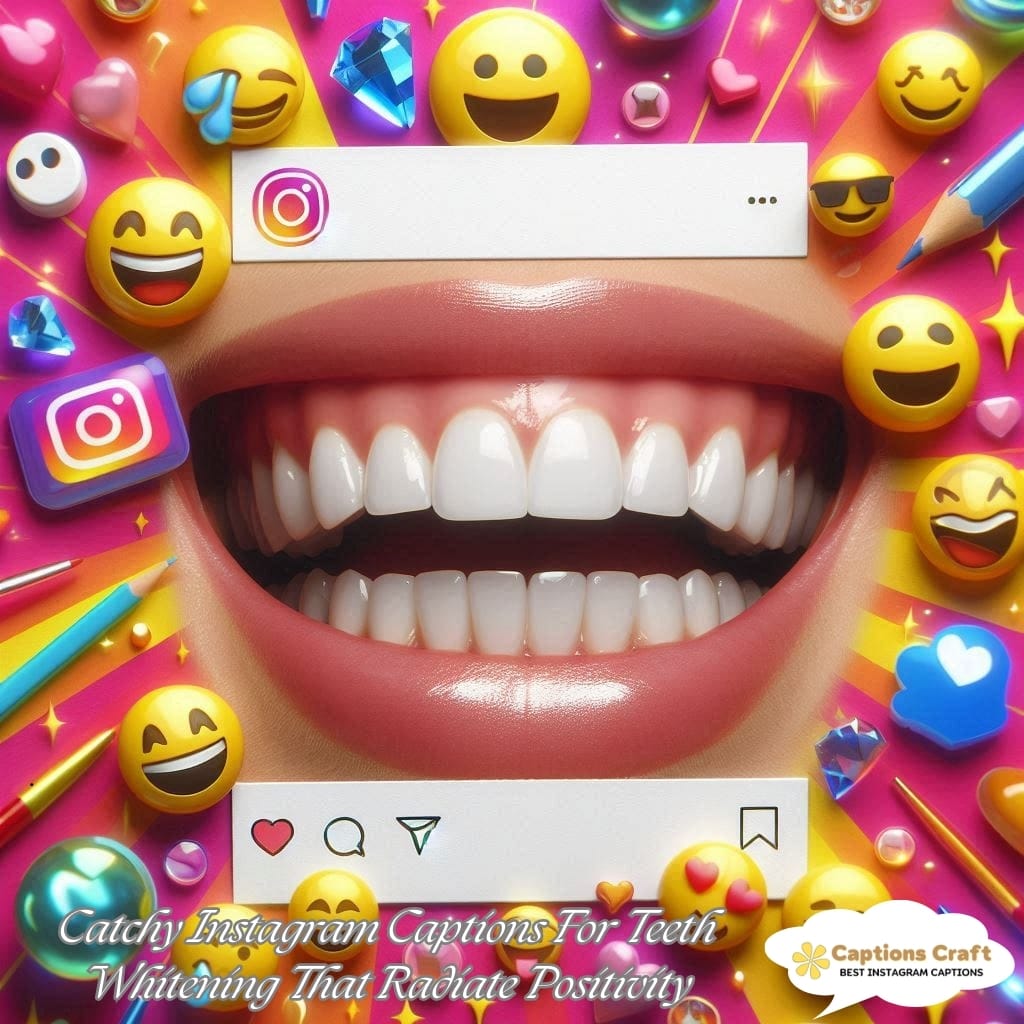 Catchy Instagram Captions For Teeth Whitening That Radiate Positivity