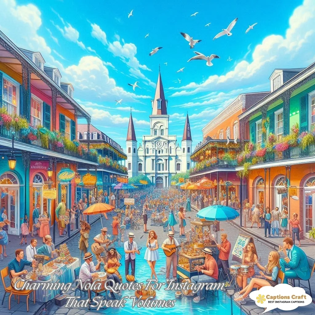 125+ Inspiring Nola Captions For Instagram and Quotes to Brighten Your Feed