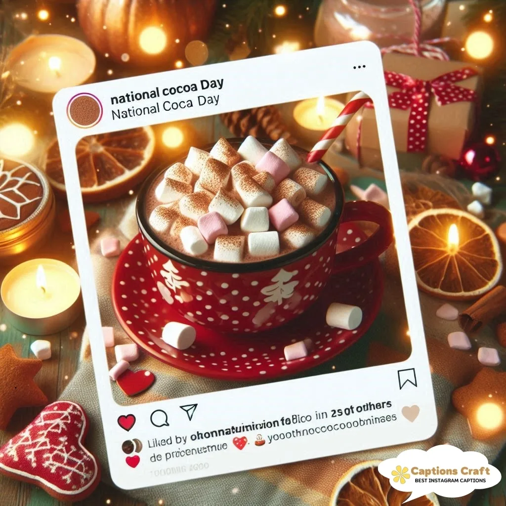 Cozy National Cocoa Day Instagram Captions