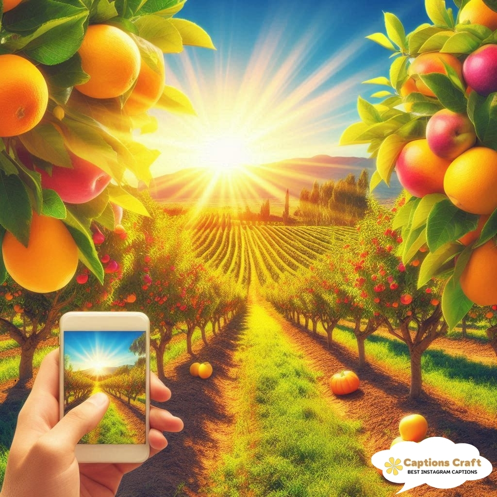 Creative Orchard Captions With Quotes About Apples