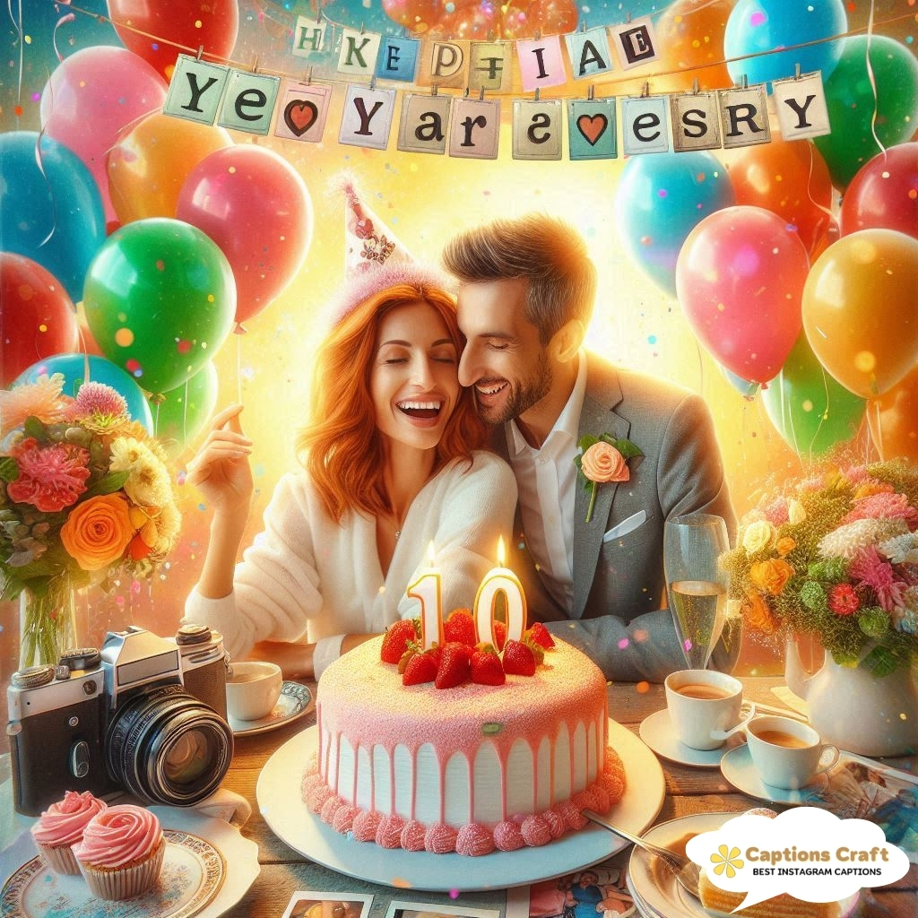 123+ Sweet 10 Year Anniversary Captions For Instagram And Quotes To Mark Ten Beautiful Years