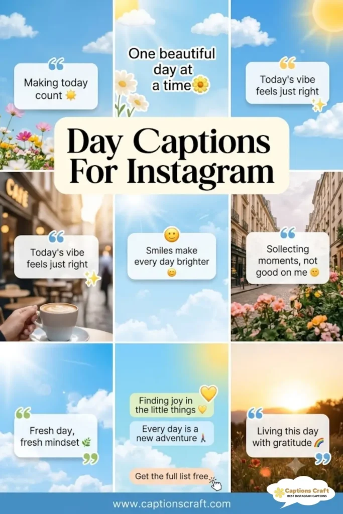 Inspire Your Audience with 123+ Unique Day Captions For Instagram And Quotes Magic in 2026