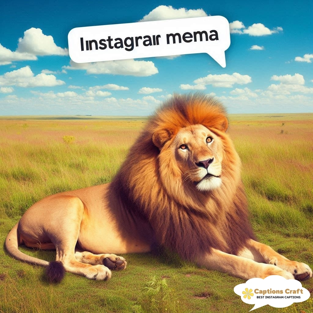 Fun Lion Captions For Capturing Moments