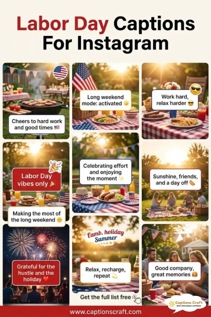 123+ Creative Labor Day Captions For Instagram And Quotes to Celebrate the Holiday Spirit