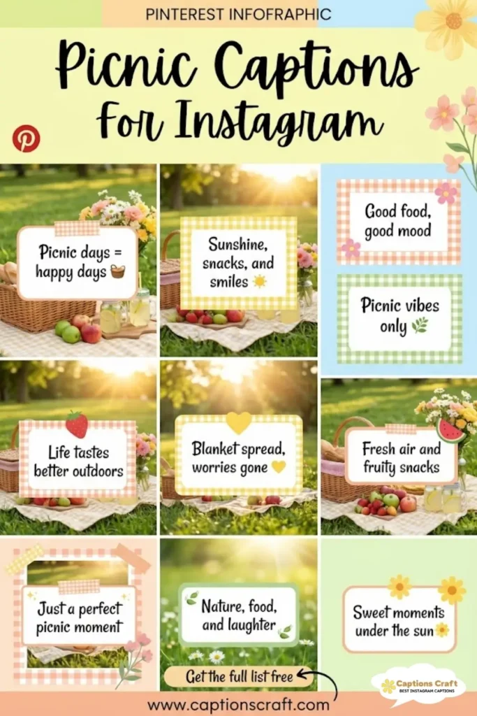125+ Delightful Picnic Captions For Instagram and Quotes to Brighten Your Day