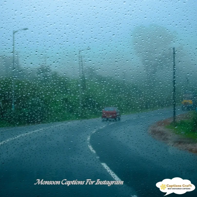 Monsoon Captions For Instagram