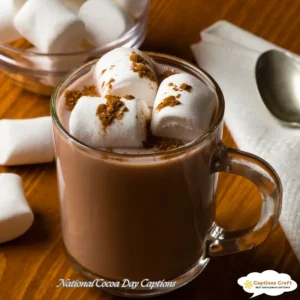 129+ Delightful National Cocoa Day Captions and Quotes to Warm Your Heart